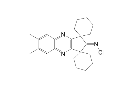 Dispiro[cyclohexane-1,1'-[1H]cyclopenta[b]quinoxaline-3'(2'H),1''-cyclohexan]-2'-imine, N-chloro-6',7'-dimethyl-