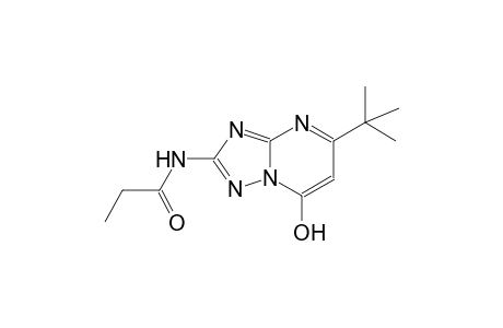 N-(5-tert-butyl-7-hydroxy[1,2,4]triazolo[1,5-a]pyrimidin-2-yl)propanamide