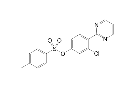 3-Chloro-4-(pyrimidin-2-yl)phenyl 4-methylbenzenesulfonate