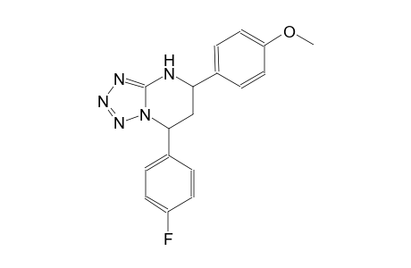 tetrazolo[1,5-a]pyrimidine, 7-(4-fluorophenyl)-4,5,6,7-tetrahydro-5-(4-methoxyphenyl)-
