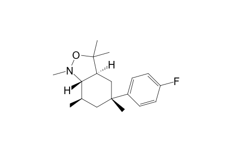 rac-(3aS,5R,7R,7aS)-5-(4-fluorophenyl)-1,3,3,5,7-pentamethyloctahydrobenzo[c]isoxazole