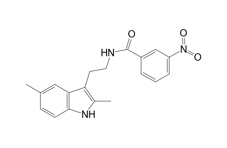 N-[2-(2,5-dimethyl-1H-indol-3-yl)ethyl]-3-nitro-benzamide