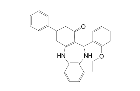 11-(2-Ethoxyphenyl)-3-phenyl-2,3,4,5,10,11-hexahydro-1H-dibenzo[b,e][1,4]diazepin-1-one