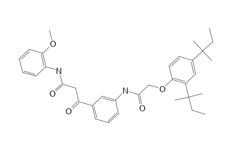 2-[3-[2-(2,4-Di-tert-pentylphenoxy)acetamido]benzoyl]-2'-methoxyacetanilide