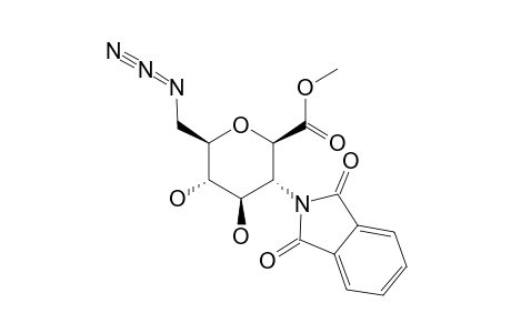 METHYL-6-AZIDO-2,6-DIDEOXY-2-PHTHALIMIDO-BETA-D-GLUCOPYRANOSYL-FORMATE