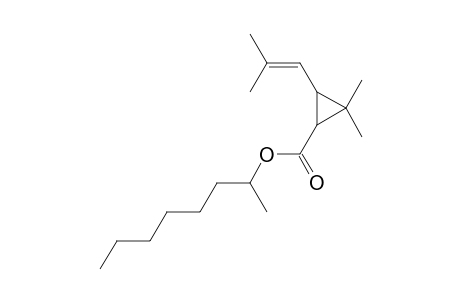 1-Methylheptyl 2,2-dimethyl-3-(2-methyl-1-propenyl)cyclopropanecarboxylate
