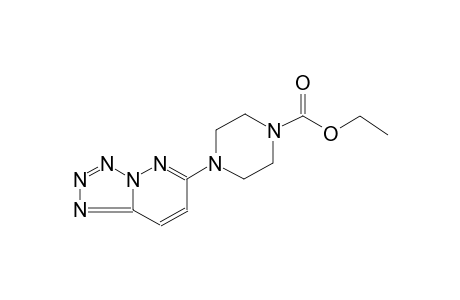 1-piperazinecarboxylic acid, 4-tetrazolo[1,5-b]pyridazin-6-yl-, ethylester