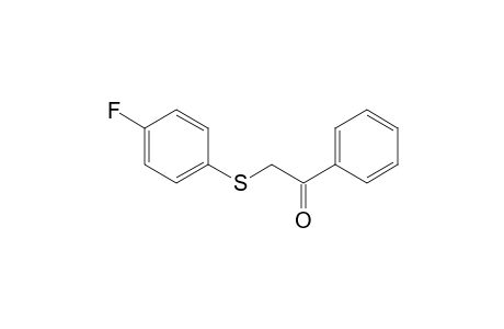 2-[(4-Fluorophenyl)sulfanyl]-1-phenylethanone