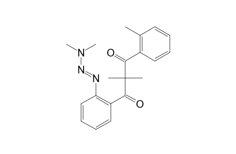 (E)-1-[2-(3,3-Dimethyltriaz-1-enyl)phenyl]-2,2-dimethyl-3-o-tolylpropane-1,3-dione