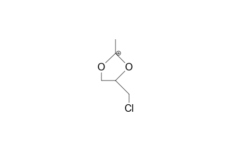 4-Chloromethyl-1,3-dioxolan-2-ylium cation