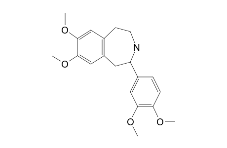 2-(3,4-dimethoxyphenyl)-7,8-dimethoxy-2,3,4,5-tetrahydro-1H-3-benzazepine