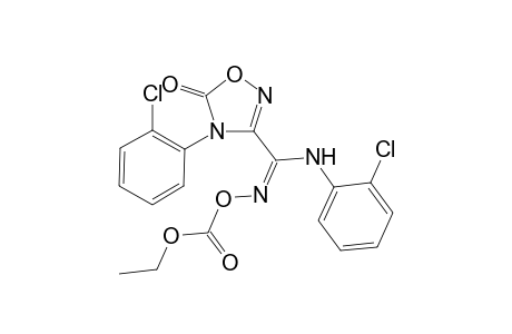 4-(2-Chlorophenyl)-5-oxo-.delta.(2)-1,2,4-oxadiazoline-3-(n-2-chlorophenylcarboxamide O-ethoxycarbonyloxime