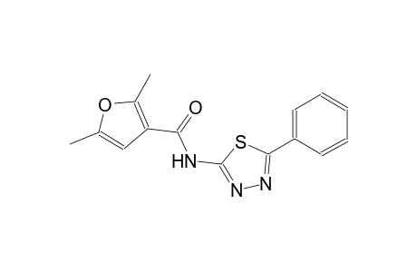 2,5-dimethyl-N-(5-phenyl-1,3,4-thiadiazol-2-yl)-3-furamide