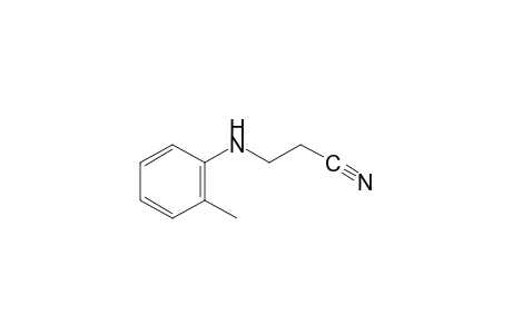 3-(o-toluidino)propionitrile