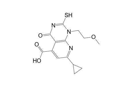 pyrido[2,3-d]pyrimidine-5-carboxylic acid, 7-cyclopropyl-1,4-dihydro-2-mercapto-1-(2-methoxyethyl)-4-oxo-