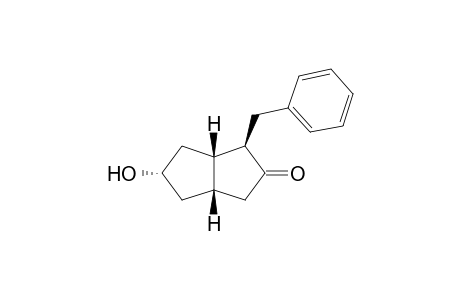 (1R,3aS,5S,6aS)-1-Benzyl-5-hydroxy-hexahydropentalen-2(1H)-one