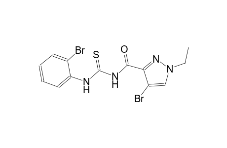 N-[(4-bromo-1-ethyl-1H-pyrazol-3-yl)carbonyl]-N'-(2-bromophenyl)thiourea