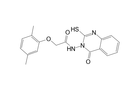 2-(2,5-Dimethylphenoxy)-N-(4-oxo-2-thioxo-1,4-dihydro-3(2H)-quinazolinyl)acetamide