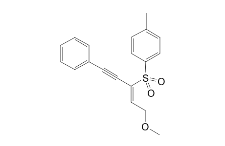 (Z)-1-Methoxy-3-[(4-methylphenyl)sulfonyl]-5-phenyl-2-penten-4-yne