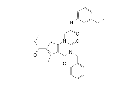 thieno[2,3-d]pyrimidine-1-acetamide, 6-[(dimethylamino)carbonyl]-N-(3-ethylphenyl)-1,2,3,4-tetrahydro-5-methyl-2,4-dioxo-3-(phenylmethyl)-