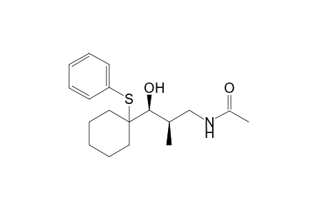 (2R,3S)-N-{3-Hydroxy-2-methyl-3-[1-(phenylthio)cyclohexyl]propyl}acetamide