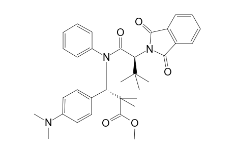 Methyl (S)-3-[4'-(N,N-dimethylaminophenyl)-3-[N-phenyl-N-((S)-N',N'-phthaloyl-tert-leucyl)]amino-2,2-dimethylpropionate