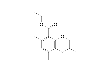 Ethyl 3,4-dihydro-3,5,7-trimethyl-2H-chromene-8-carboxylate