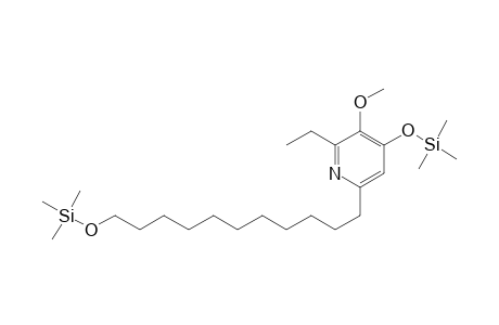 Pyridine, 3-methoxy-2-ethyl-4-[(trimethylsilyl)oxy]-6-[11-[(trimethylsilyl)oxy]undecyl]-