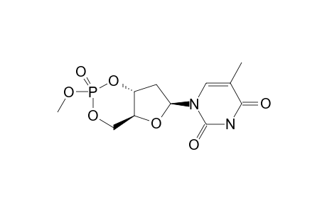 CIS-THYMIDINE-3',5'-CYCLIC-METHYL-PHOSPHATE