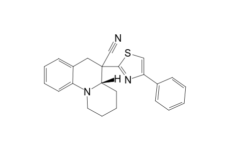 (S)-5-(4-Phenylthiazol-2-yl)-2,3,4,4a,5,6-hexahydro-1H-pyrido[1,2-a]quinolin-5-carbonitrile