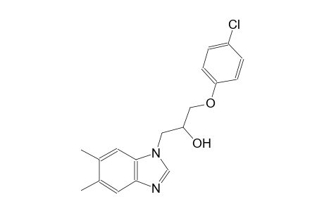1H-benzimidazole-1-ethanol, alpha-[(4-chlorophenoxy)methyl]-5,6-dimethyl-