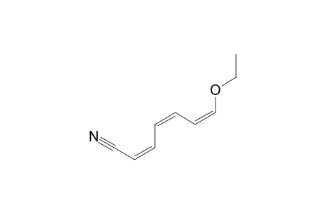 (2Z,4Z,6Z)-7-ethoxyhepta-2,4,6-trienenitrile