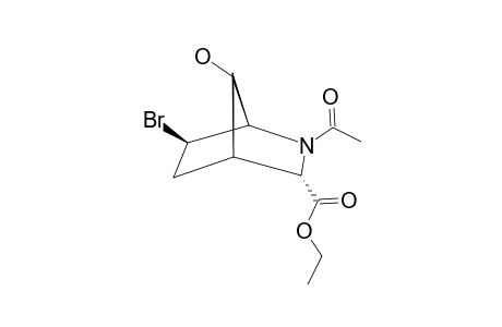 ETHYL-2-ACETYL-6-exo-BROMO-7-anti-HYDROXY-2-AZA-BICYCLO-[2.2.1]-HEPTANE-3-endo-CARBOXYLATE