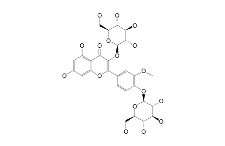 ISOTHAMNETIN-3,4'-DI-O-BETA-D-GLUCOPYRANOSIDE