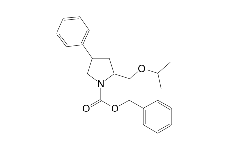 Benzyl 2-(isopropoxymethyl)-4-phenylpyrrolidine-1-carboxylate