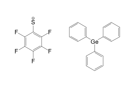 Germane, [(pentafluorophenyl)thio]triphenyl-