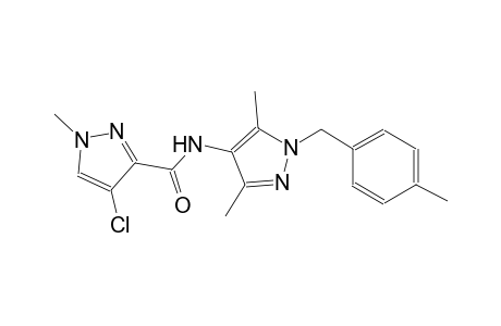 4-chloro-N-[3,5-dimethyl-1-(4-methylbenzyl)-1H-pyrazol-4-yl]-1-methyl-1H-pyrazole-3-carboxamide