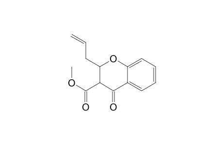 2,3-Dihydro-3-(methoxycarbonyl)-2-(2-propenyl)-4H-1-benzopyran-4-one