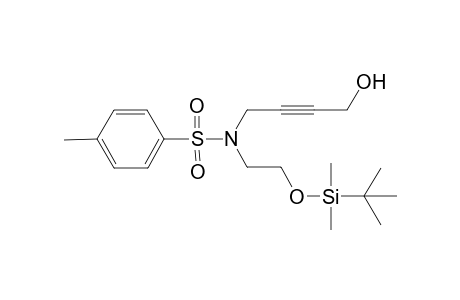 N-(4-Hydroxy-2-butynyl)-4-methyl-N-[2-[[(1,1-dimethylethyl)dimethylsilyl]oxy]ethyl]benzenesulfonamide