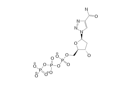 1-(2'-DEOXY-BETA-D-ERYTHRO-PENTOFURANOSYL)-(1H)-1,2,3-TRIAZOLE-4-CARBOXAMIDE-5'-TRIPHOSPHATE