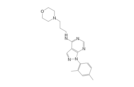 1H-pyrazolo[3,4-d]pyrimidin-4-amine, 1-(2,4-dimethylphenyl)-N-[3-(4-morpholinyl)propyl]-