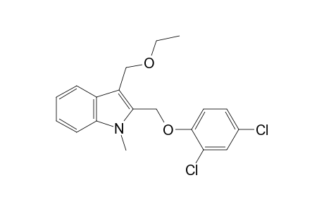 3-[(2,4-dichlorophenoxy)methyl]-3-(ethoxymethyl)-1-methylindole