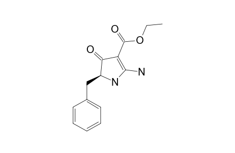2-AMINO-3-ETHOXYCARBONYL-5-BENZYLPYRROLIN-4-ONE