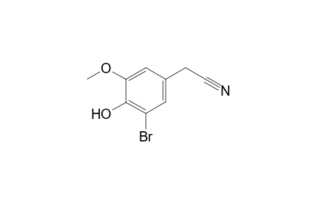 2-(3-Bromo-4-hydroxy-5-methoxyphenyl)acetonitrile