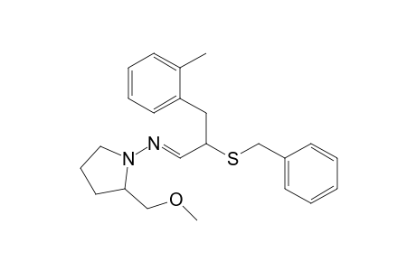 [2'-(Benzylsulfanyl)-3'-(o-tolyl)propylidene]-[2-(methoxymethyl)pyrrolidin-1-yl]amine
