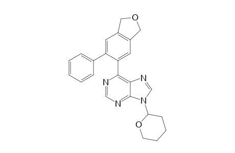 6-(6-phenyl-1,3-dihydroisobenzofuran-5-yl)-9-tetrahydropyran-2-yl-purine
