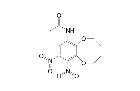 N-(7,8-dinitro-2,3,4,5-tetrahydro-1,6-benzodioxocin-10-yl)acetamide