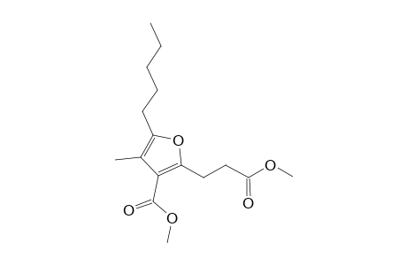 Methyl 2-(3-methoxy-3-oxopropyl)-4-methyl-5-pentyl-3-furoate