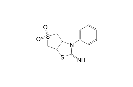 3-phenyltetrahydrothieno[3,4-d][1,3]thiazol-2(3H)-imine 5,5-dioxide