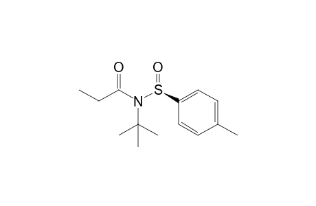 N-tert-butyl-N-[(S)-(4-methylphenyl)sulfinyl]propanamide